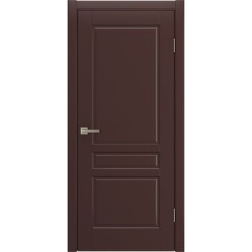 Межкомнатная дверь Бриз коричневая эмаль RAL 8016 глухая