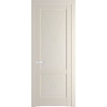 Межкомнатная дверь 1.2.1PM кремовая магнолия глухая