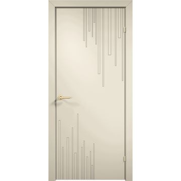 Межкомнатная дверь эмаль Дверцов Тиволи 1 RAL 1013 глухая