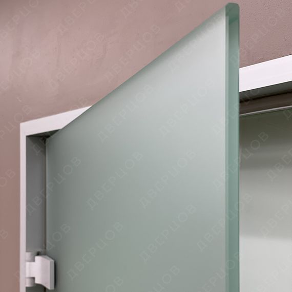 Межкомнатная стеклянная дверь АКМА Лайт стекло бесцветное матовое