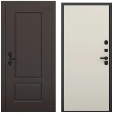 Входная дверь Шэбби амаретто силк панель гладкая