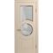 Межкомнатная дверь массив бука Viporte Лацио Амбиенте ваниль остекление 2