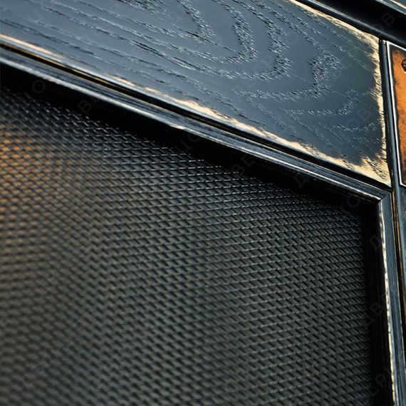 Межкомнатная дверь Лофт Ванная остеклённая RAL 5004