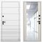 Входная дверь Бионика белый матовый панель зеркало Maxi