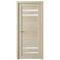 Фото двери Пекин экошпон лиственница мокко со стеклом