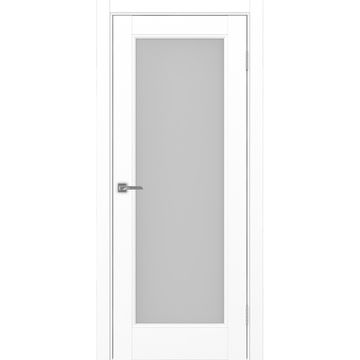 Межкомнатная дверь экошпон Турин Neo 501.2 белый снежный со стеклом
