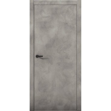 Межкомнатная дверь Плутоний 1 бетон лофт глухая