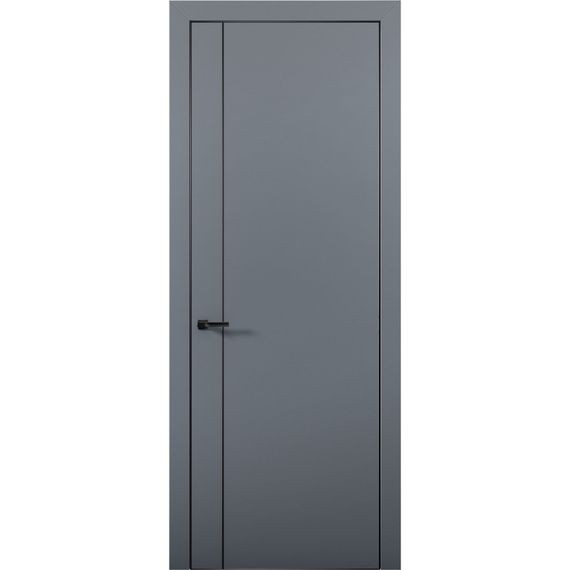 Межкомнатная дверь Палладий 10 антрацит глухая
