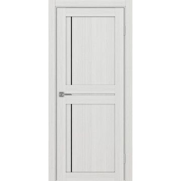 Межкомнатная дверь экошпон Турин 523АПП.111 ясень серебристый с молдингом