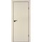 Межкомнатная дверь ПЭТ P-1 бежевая матовая кромка ABS черная