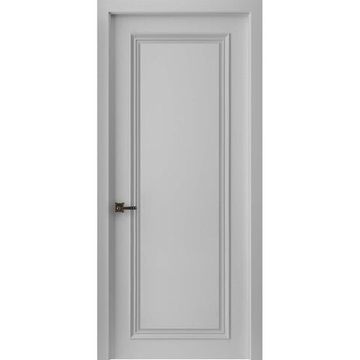 Межкомнатная дверь эмаль Бремен 1 галечный серый глухая