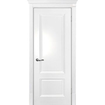 Межкомнатная дверь эмаль Текона Смальта 07 белая RAL 9003 глухая
