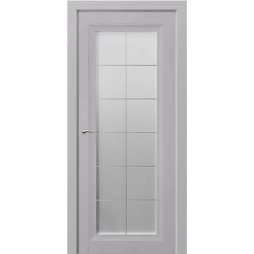 Межкомнатная дверь экошпон Байкал 511 манхеттен остеклённая