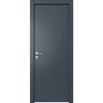 Звукоизоляционная дверь DG-600 ПЭТ графит 42 дб AL кромка авто порог