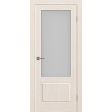 Межкомнатная дверь Тоскана 640.21 ясень перламутровый со стеклом