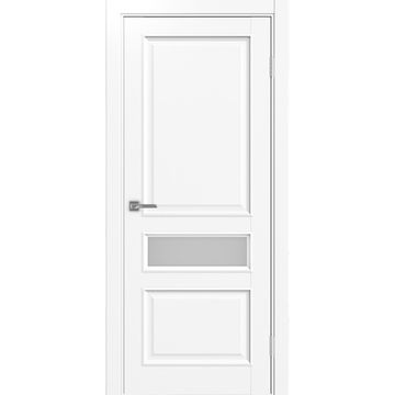 Межкомнатная дверь Тоскана багет 631.121 белый снежный со стеклом