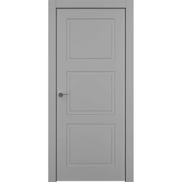 Противопожарная дверь Классика-33 серая эмаль EIS60
