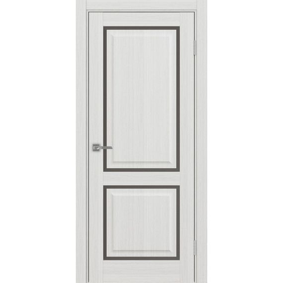 Фото межкомнатной двери Тоскана 602С.2121 ясень серебристый со стеклом