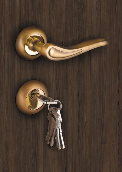 Ручка раздельная R.RM54.MELODY (MELODY RM) AB/GP-7 бронза/золото