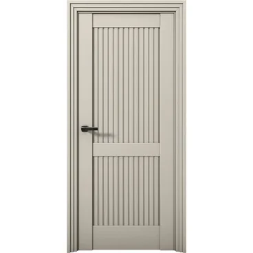 Межкомнатная дверь Никель 2 силк грей глухая