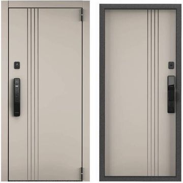 Входная дверь Cyber CBR-27 ПВХ Холст латте CBR-27 ПВХ Холст латте