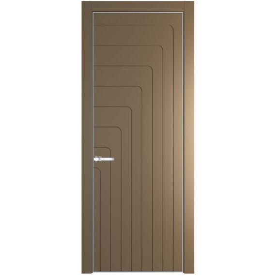 Межкомнатная дверь эмаль Profil Doors 10PA перламутр золото глухая