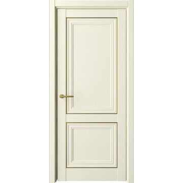 Межкомнатная дверь Прадо винил ваниль глухая