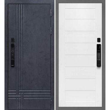 Входная дверь Осло смарт бетон антрацит панель сборная