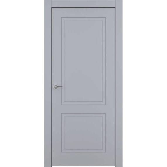 Межкомнатная дверь эмаль Ofram Классика 2 RAL 7047 глухая