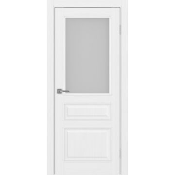 Межкомнатная дверь Тоскана багет 631.211 белый лёд со стеклом