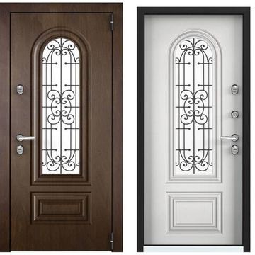 Входная дверь Cottege SNG-2M ФM Американский орех SNG-2 КТ белый