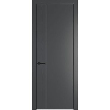 Межкомнатная дверь 12PA графит глухая