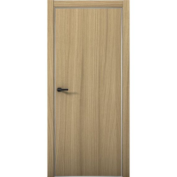 Межкомнатная дверь Плутоний 1 дуб светлый глухая