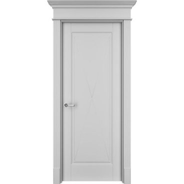 Межкомнатная дверь эмаль Ofram Танжер X белая глухая